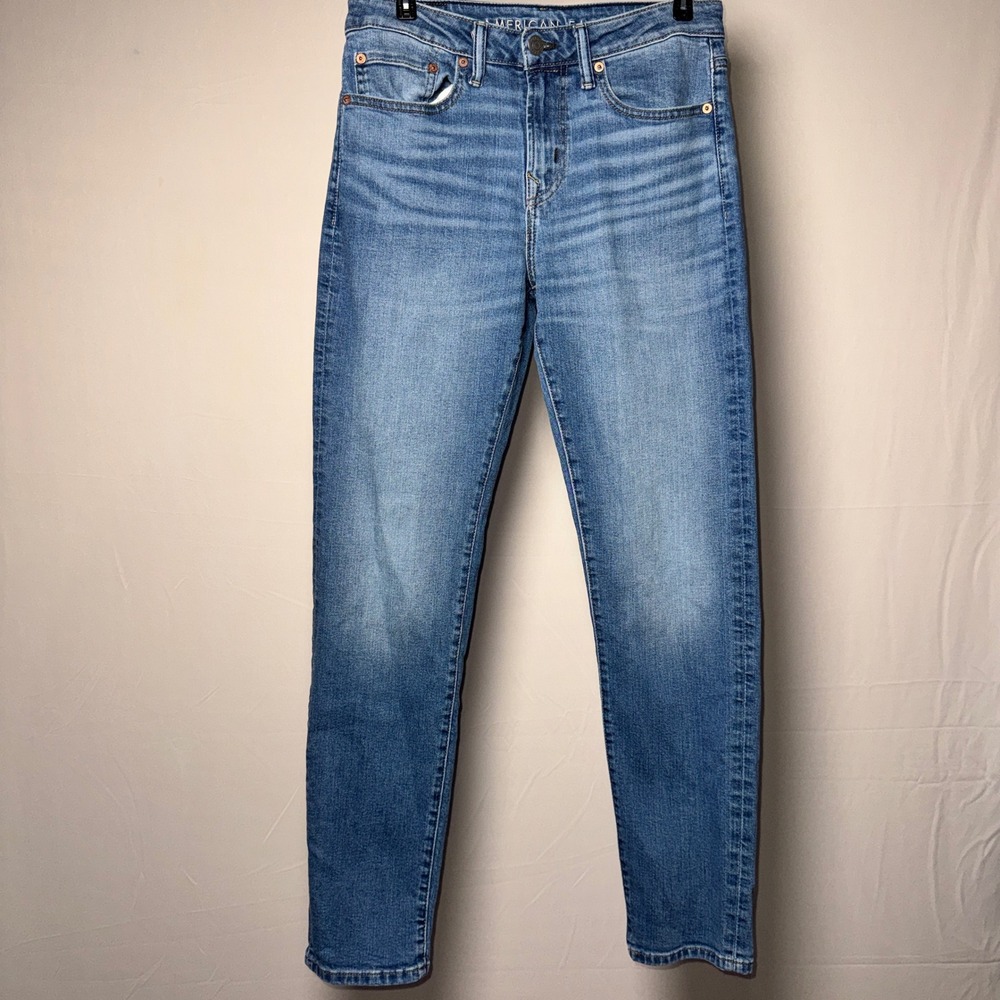 American Eagle Athletic Fit Airflex+ Blue Jeans Mens 28x32 Medium Wash Denim